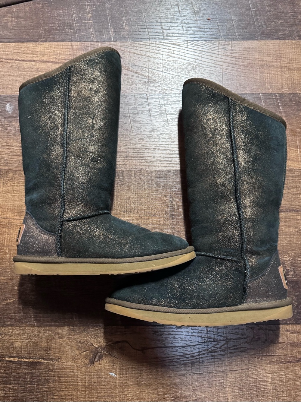Australie Luxe Collective Cosy Tall Beva Boots Black Metallic 6